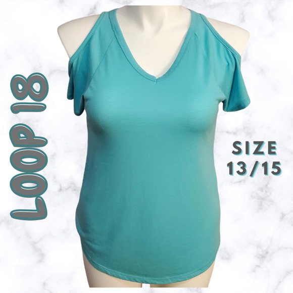Loop 18 Juniors Blue Shirt Size 13/15 - Picture 1 of 2